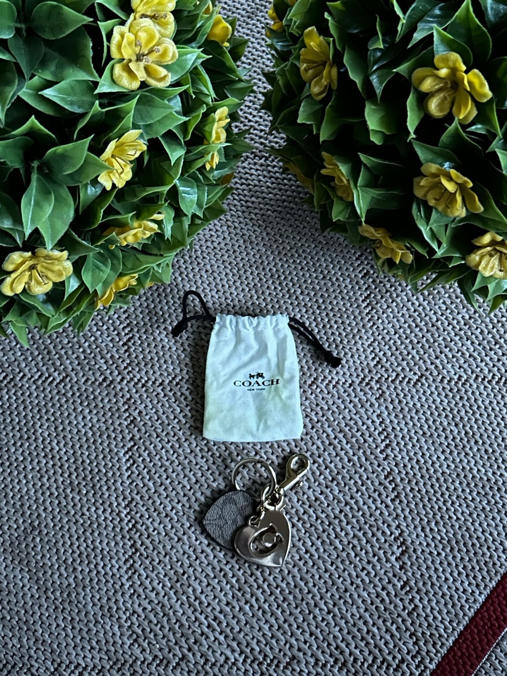 COACH EUC Key Charm/Bag Charm